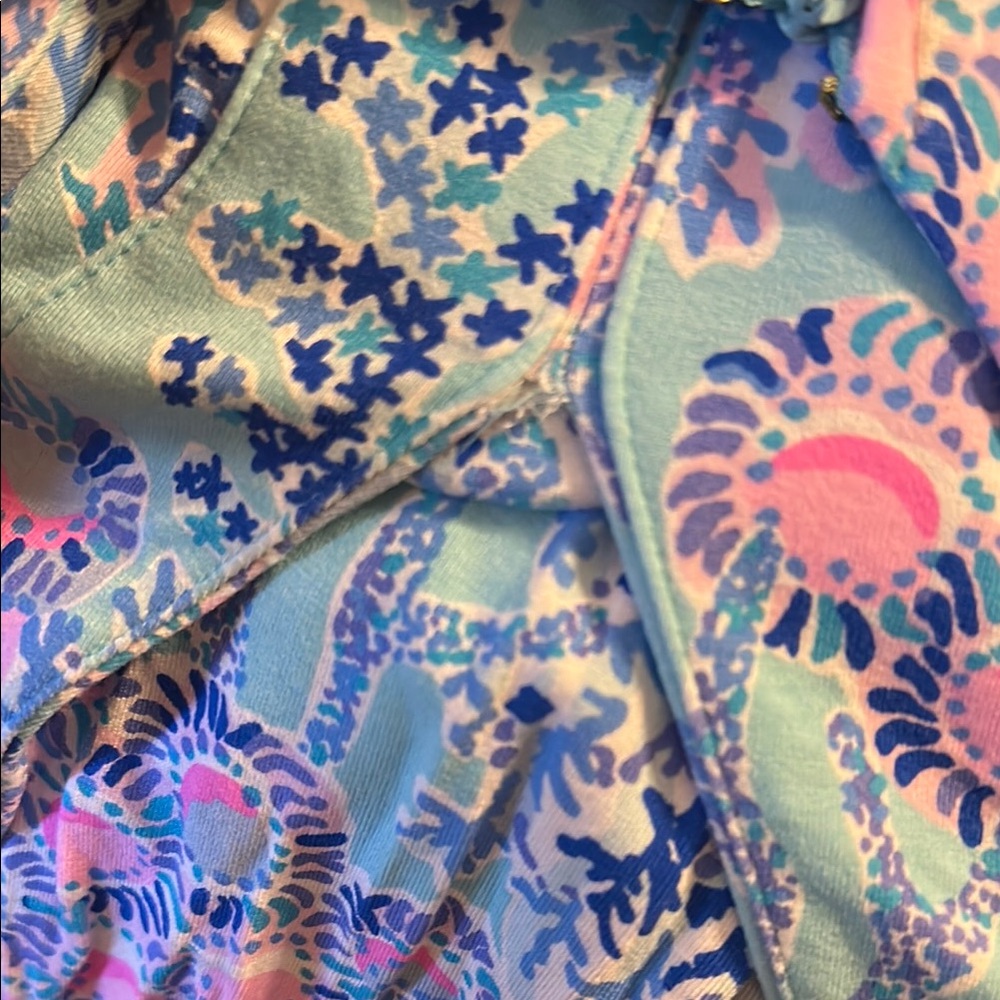 Lilly Pulitzer Blue and Pink Floral Maxi Dress - Picture 15 of 16
